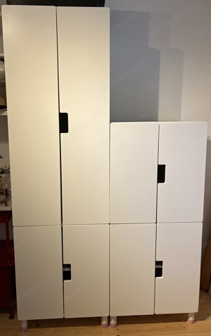 2x Ikea Stuva Kleiderschrank weiß (klein & groß)