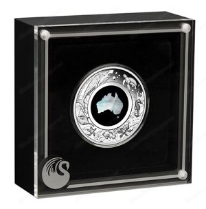 Australien: 1 Dollar 2021   Pearl Great Southern Land - 1 oz. Silber in PP - sehr rar ! Bild 3