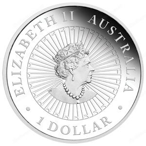 Australien: 1 Dollar 2021   Pearl Great Southern Land - 1 oz. Silber in PP - sehr rar ! Bild 2