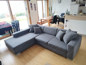 L- Couch Sofa ausziehbar, Schlafcouch, Schlafsofa