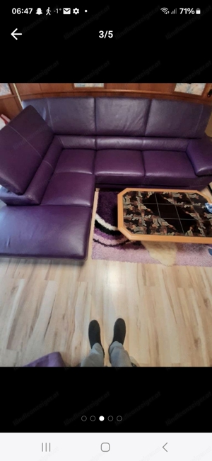 Echtleder couch 