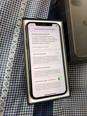 IPhone 11 Pro 64GB Akku Kapazität 100% Bild 4