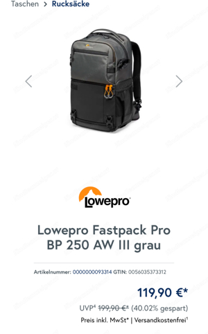 Rucksack Foto Lowepro