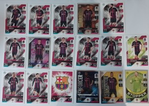 Topps Match Attax Fußball Karten 2022 23 vom FC Barcelona 