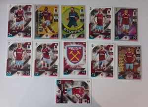 Topps Match Attax Fußball Karten 2022 23 von West Ham