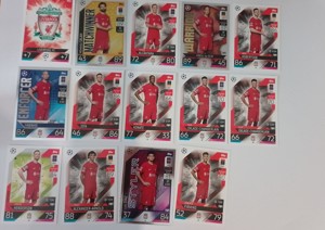 Topps Match Attax Fußball Karten 2022 23 von Liverpool 