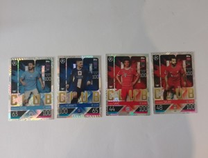 4 Topps Match Attax Fußball Karten 2022 23  