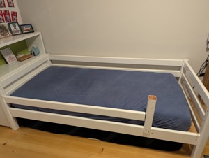 Bett 90x200 Massivholz zu verschenken ben 