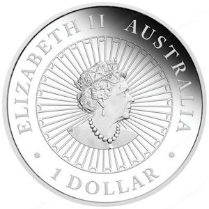 Australien: 1 Dollar 2021   Opal-Serie Hase- 1 oz. Silber in PP - sehr rar ! Bild 2