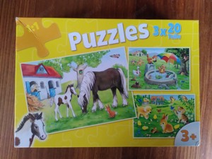 Tierpuzzles für Kleinkinder 