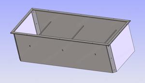 Verkaufe Hochbeet aus 3 mm Stahlblech