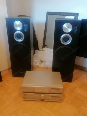 Technics Hi Fi Anlage in gutem Zustand mit Versterker und CD Player 