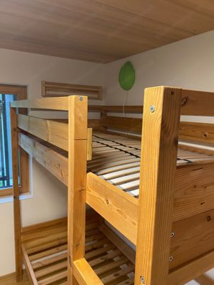 Etagenbett (Stockbett) Massive Vollholz 200x90 cm Bild 3