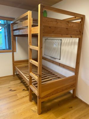 Etagenbett (Stockbett) Massive Vollholz 200x90 cm