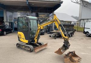 Yanmar SV 18 Minibagger Bagger mit Löffelpaket Kabine