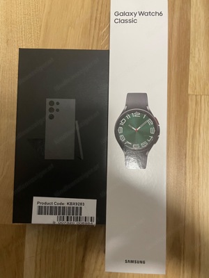 Verkaufe Samsung 24 Ultra 256GB mit Smartwatch LTE