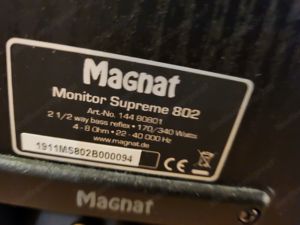 Magnat Supreme 802 zu verkaufen Bild 2