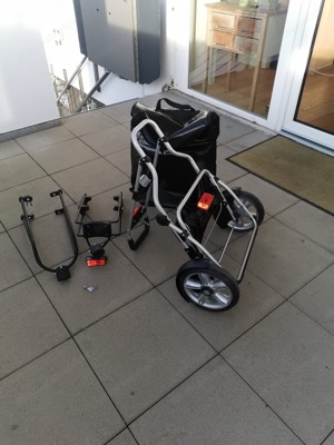 Fahrradtrolley Andersen mit original Tasche, 2 Anhängekupplungen Bild 3