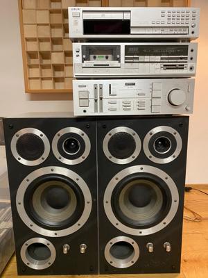 PIONEER A-70   PIONEER CT-70R   SONY CDP-591 silber - Sehr guter Zustand