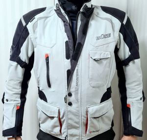 Motorradjacke Büse Grado Textil, Herren, Größe 52 L, schwarz hellgrau Bild 2