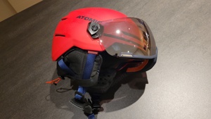 Atomic Skihelm rot Grösse XS mit Visier Bild 2