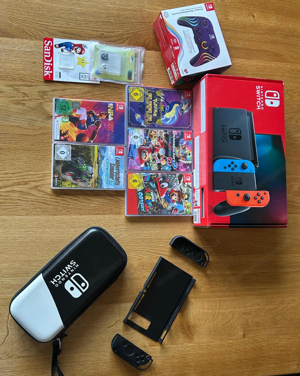 Nintendo Switch MEGA BUNDLE wie neu