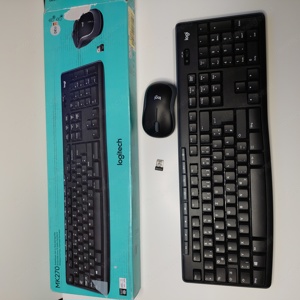 LOGITECH MK270, Tastatur & Maus Set, kabellos, Schwarz Bild 4