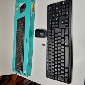 LOGITECH MK270, Tastatur & Maus Set, kabellos, Schwarz Bild 7