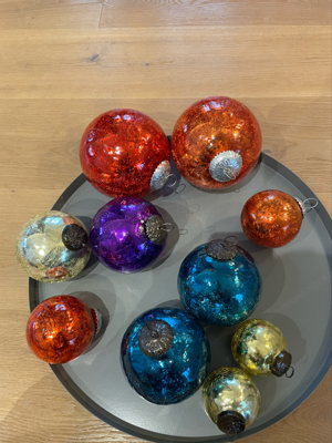 Christbaumkugeln aus Glas