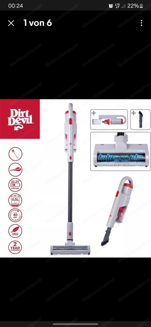 Staubsauger Dirt Devil 2 in 1 Bild 3