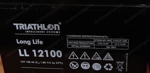 Batterie Triathlon Long Life Batterien 12V 100 Ah (C10)