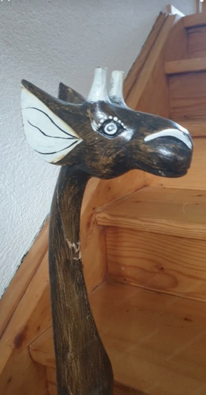 Deko Holzfigur Giraffe  Bild 3