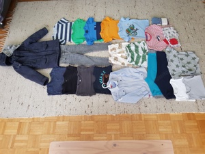 Großes Jungenpaket Gr. 110-116, 1 Sweater Gr. 104, s.B+T. Bild 2