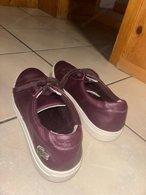 Lacoste Schuhe in Bordeauxrot - Größe 39,5 Bild 2