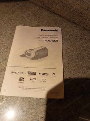 Panasonic HDC-SD9 Video Kamera  Bild 3