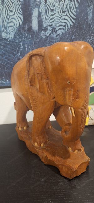 Elefant aus Holz Bild 2