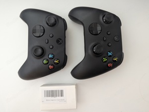 2x Microsoft Xbox Controller, PC carbon black Bild 2