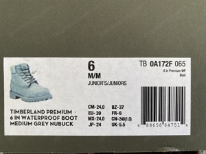 Timberland Stiefel grau Gr. 39 neuwertig (nur 2x getragen) Bild 2