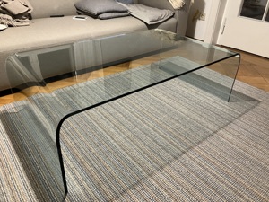 Couchtisch aus Glas 140x70x37 Bild 2