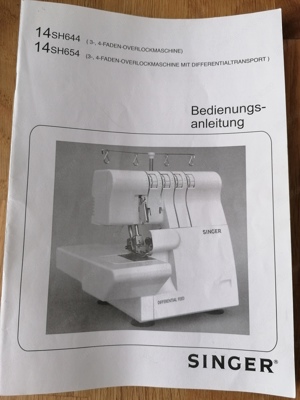 Overlock Singer   Nähmaschine 