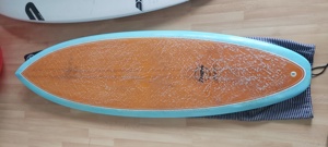 Surfbrett 5'11" Duofin ca. 34l