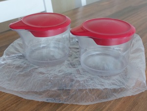 Milch Zuckerkännchen Tupperware NEU