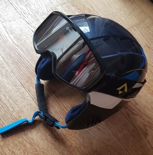 Alpina Carat Kinder Skihelm, schwarz-blau, Gr. 54-58 Bild 2