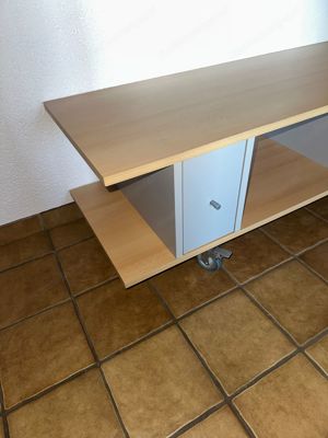 Couchtisch Esche Dekor Ablagefläche Schubladen - Topzustand Bild 4