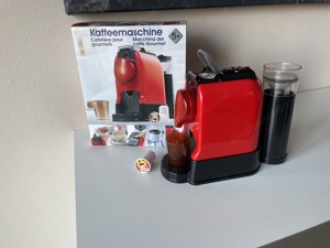 Kinder Kaffee Kapselmaschine mit Licht & Sound Spielzeug Bild 1