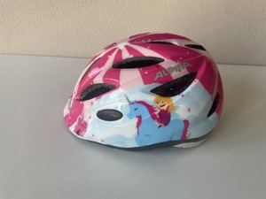 Mädchen Fahradhelm - Alpina Gamma 2.0 - 46-51cm - pink weiß mit Unicorn Prinzessin-Design Kinder Bild 3