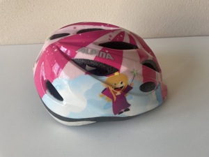 Mädchen Fahradhelm - Alpina Gamma 2.0 - 46-51cm - pink weiß mit Unicorn Prinzessin-Design Kinder Bild 2