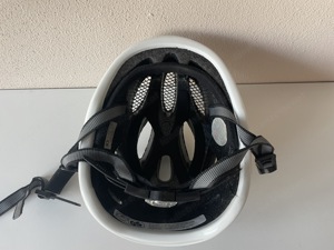 Kinder Fahrradhelm - Alpina Gamma Flash - 46-51cm - 212g weiß mit Blumen - Mädchen Bild 4