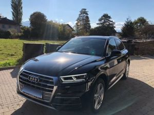 Audi Q5 Sline Quattro Sport, Garantie, Ledersitze, Panoramadach, Luftfahrwerk, AHK, guter Zustand Bild 2