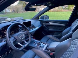 Audi Q5 Sline Quattro Sport, Garantie, Ledersitze, Panoramadach, Luftfahrwerk, AHK, guter Zustand Bild 4